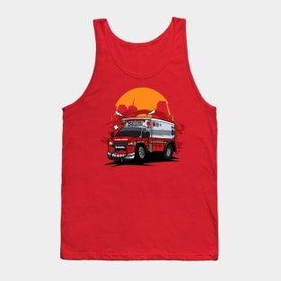 Ambulance monster car Tank Top